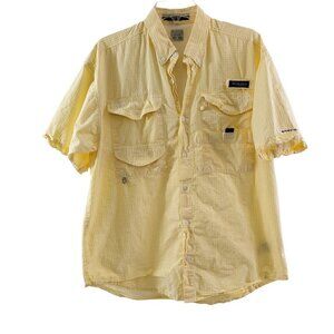 COLUMBIA Super Bonehead Outdoor Fishing Omni-Shade Hunting Vented Shirt - Medium